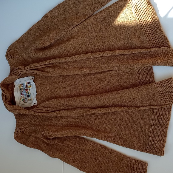 Anthropologie Meguro River Wool Puff Sleeved Cardigan EUC size Medium - Picture 2 of 10